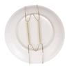 10Pcs W Type Hide Plate Hook Rustproof Steel Construction For Securely Hanging Dishes