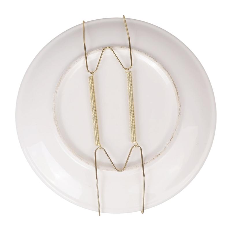 10Pcs W Type Hide Plate Hook Rustproof Steel Construction For Securely Hanging Dishes