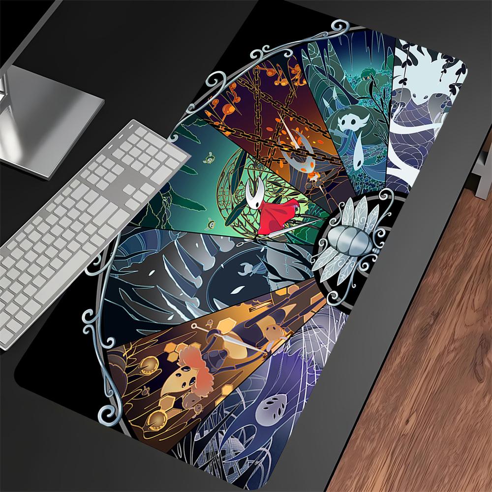 Hollow Knight Gaming Mouse Pad Gamer Laptop Play Mat Extra Large Kawaii Anime Speed Mousepad PC Gaming Accessories Desk Mat