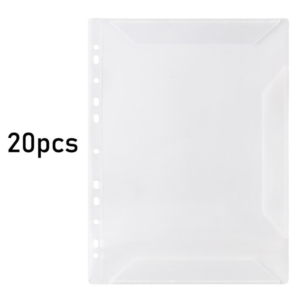 20 Pages Piano Music Sheet File Folder Flexible A4 Sheet Music Clip  Note Folder