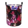 Comedy H-Hazbin Hotels Laundry Basket Collapsible Anime America Song And Dance Clothes Hamper for Baby Kids Toys Storage Bin