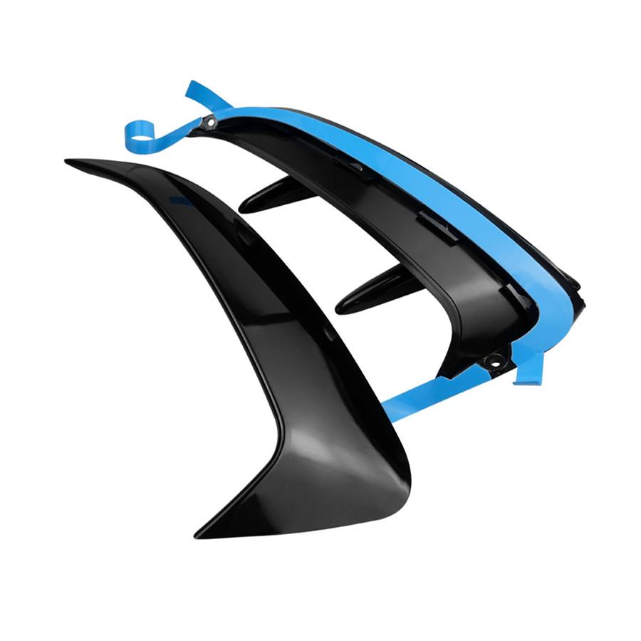 Black Rear Bumper Side Canards For 19-22 Benz W177 A160 - A250 A35 AMG Hatchback