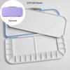 Multifunctional Watercolor Palette: 33/18 Grid Foldable Mixing Box with Flip-Top for Gouache Paints