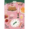 Vintage Christmas Metal Wall Decoration, Holiday Sticker Sign