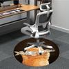 1pc Cat Fish Office Round Area Rug, Under Office Chairs Bedroom Living Room Home Decor, Room Deco