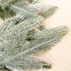 10/5Pcs Artificial Christmas Pine Needles with Snow DIY Green Fake Pine Branch Christmas Garland Decor New Year Party Decoration