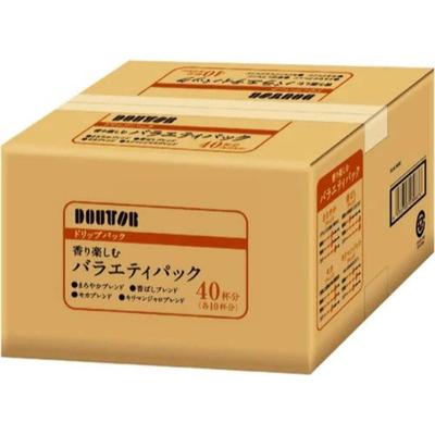 Doutor Coffee Drip Packs, Aroma Variety Assortment, 40 Packs
