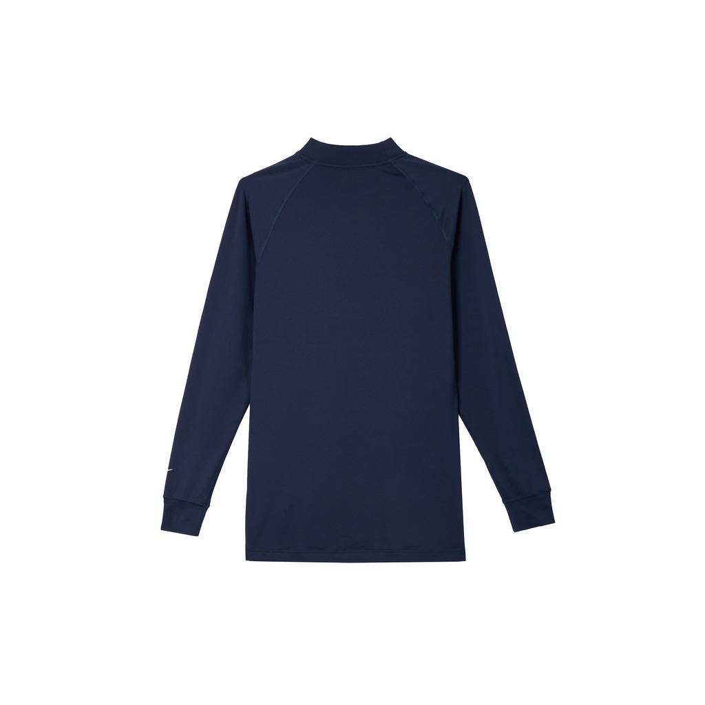 Nike Dri-Fit UV Vapor Golf Sport Mock-Neck Long Sleeve T-Shirt Men Tops Obsidian CU9803-451