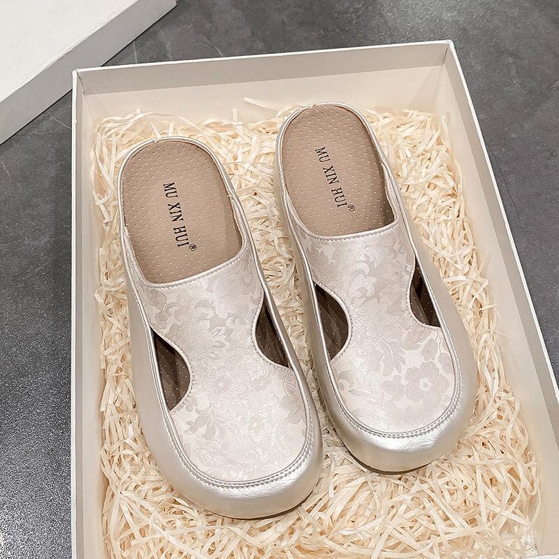 

Thick-soled slippers flip-flops women s 2025 non-slip comfortable and lightweight eva fashion heightening slope sandals ins summer 40 шампанского