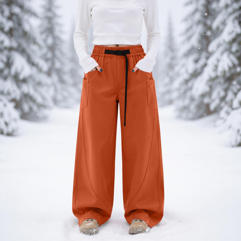 Women's Thick Cotton Ski Pants