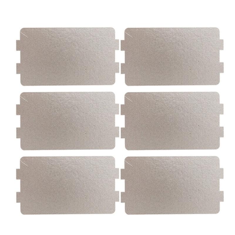 

6 шт. Запасные пластины Утолщенные листы Слюдяной лист для микроволновой печи Покрытие-волновод для эффективного нагрева 1