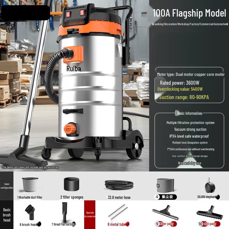 Black Cat Duke Industrial Vacuum Cleaner CN plug (adapter included)