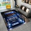 Alfombra de moqueta 3D para camión Volvo para Dormitorio Sala de Estar Decoración de Sofá del Hogar, Alfombrilla Grande para Juego Infantil Decoración Regalo de Motocicleta