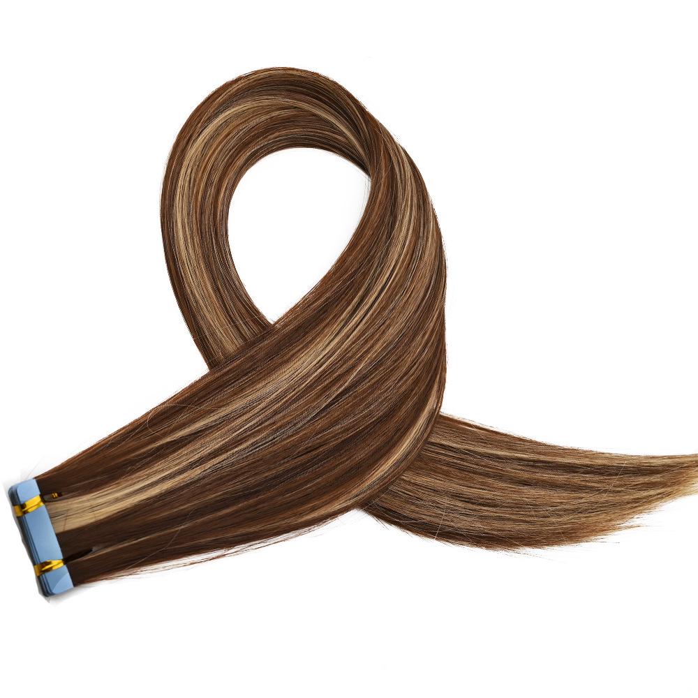 European Seamless Colored PU Weft Tape-In Hair Extensions