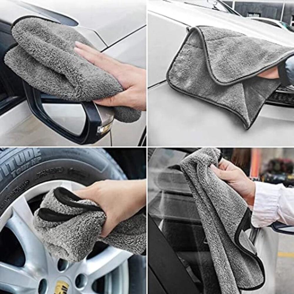 60*40cm Microfiber Cleaning Cloth, Super Absorbent Car Wash Towel, High Quality Auto Cleaning Drying Cloth