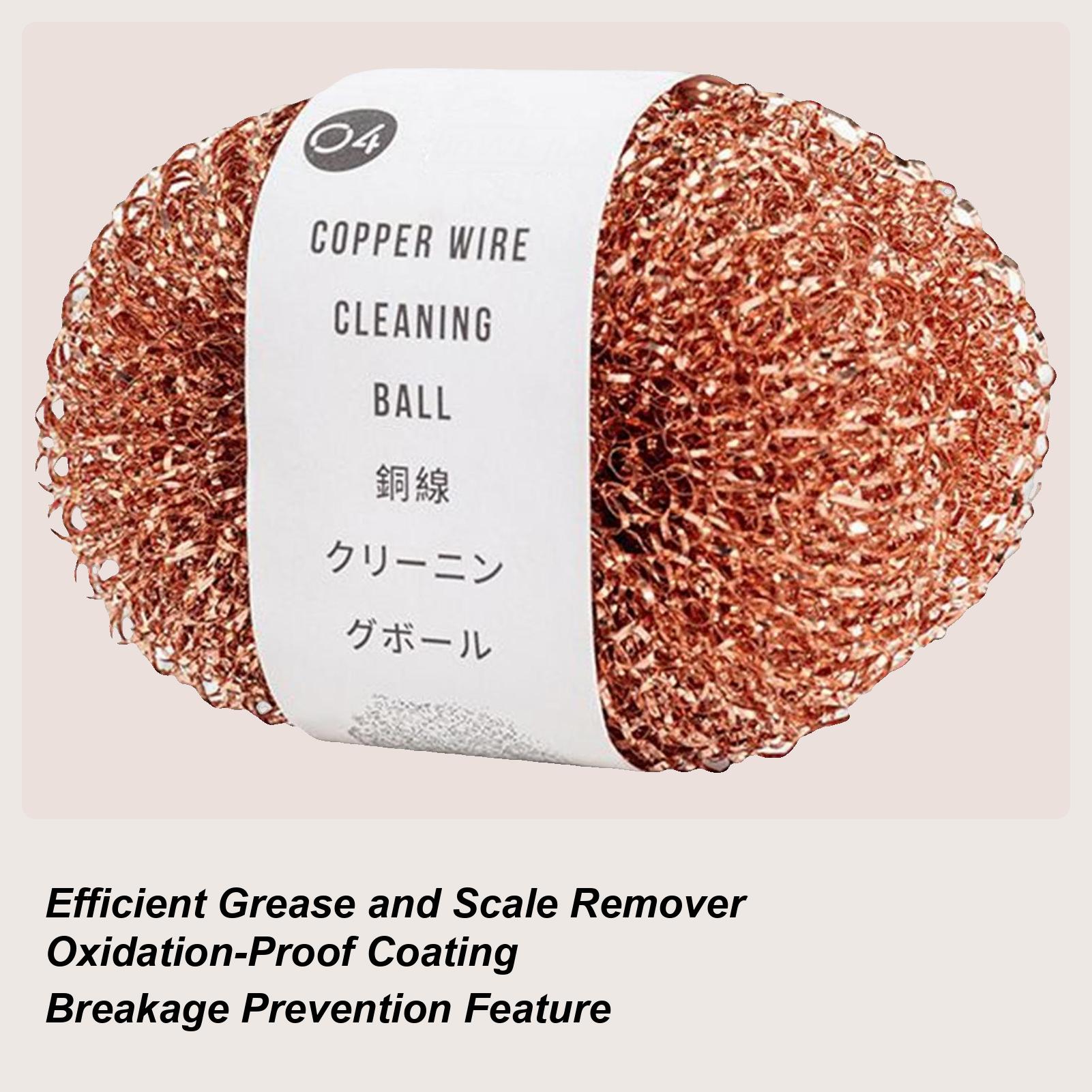 

2Pcs Coppers Coated Scourers Wire Cleaning Ball Sponge Ball Solder Tip Nozzle Cleaner Slag Remover Tools Home Cleaning Products CN