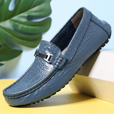 Neues Design Herren Freizeitschuhe aus Leder Sommer Herren Slipper Handgefertigte Mokassins Bequem Atmungsaktiv Slip-on Bootsschuhe Slip-on Flats