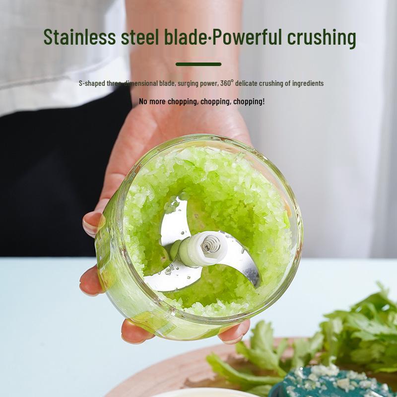 2025 Electric Garlic Chopper Type-C Charging Food Processor JL7005