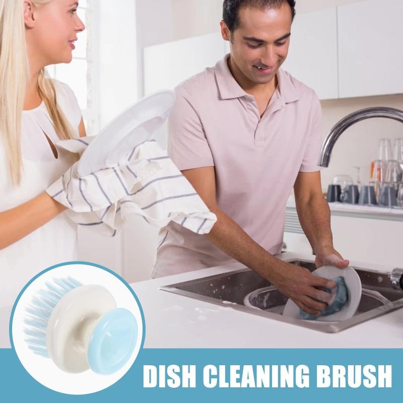 Pots for Sink Scrubber with Stiff Bristles Dish Scrub Brush with Handle Dish Brush Kitchen Multipurpose Scrub Brushes