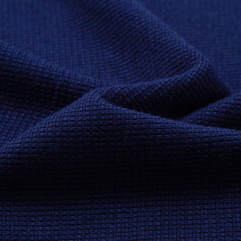 Hodo Men's Jacquard Faux Two-Piece Shirt Collar Knitted Sweater