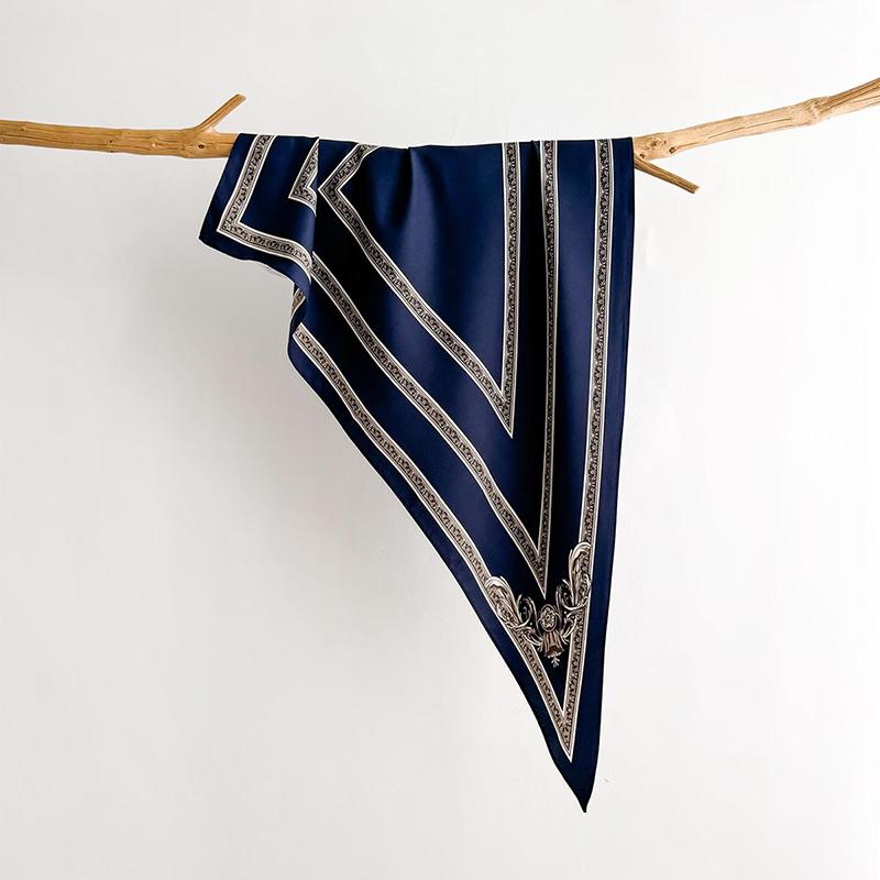 

Sun Protection Sash Belt Women s Elegant Cooling Triangle Scarf Silk Like Twill Shawl Multiway Wrap Scarves Fashion Accessory 136x64 cm