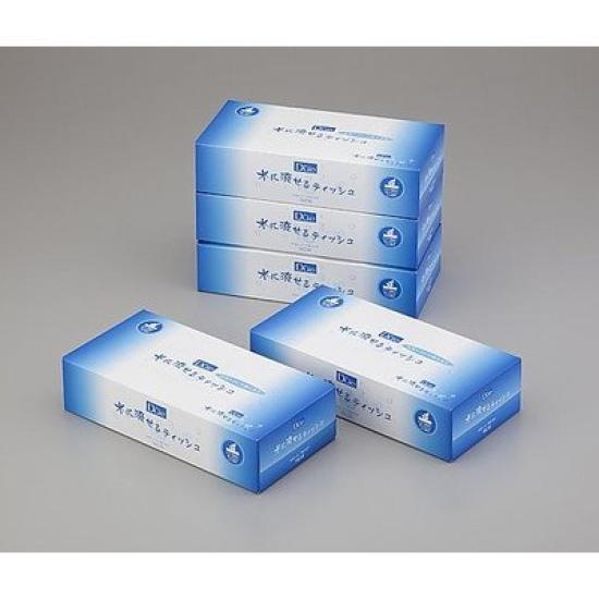 

Салфетки AS ONE Dew Flushable 180 Вт 360 листов x 5 коробок 8-9531-01