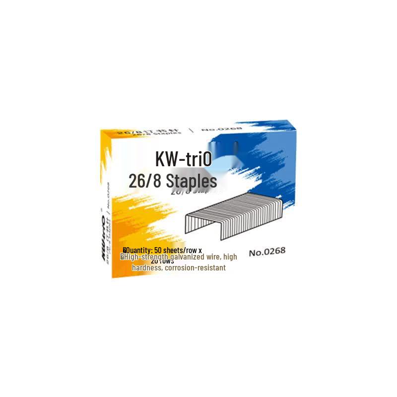 KW-triO 26/8 Heavy Duty Staples, 10-Box Pack