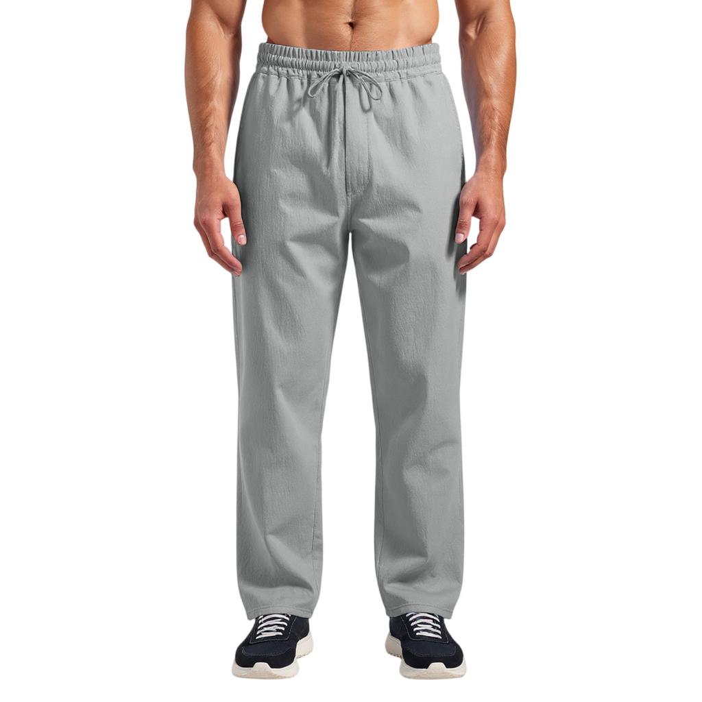 Casual Straight Leg Casual Pants For Men