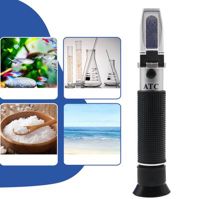 Salinity Refractometer Salinometer Sea Water Salt Concentration Tester Meter with Automatic Temperature Compensation