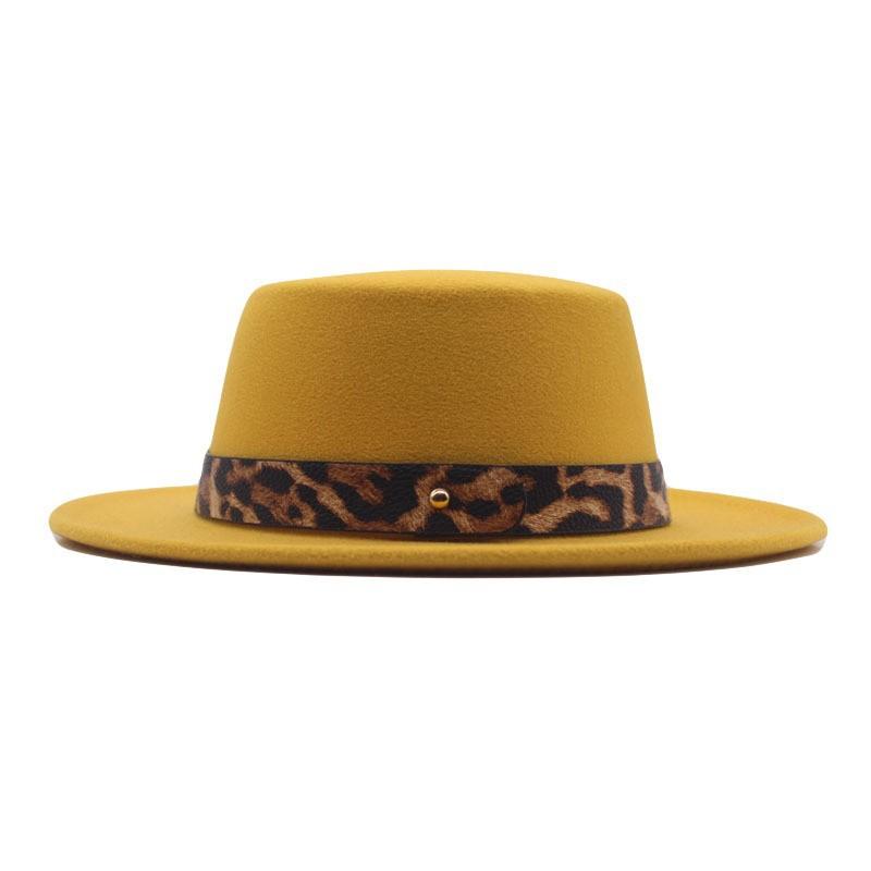 Autumn and winter European, American and western cowboy hats fashion woolen jazz hats men's and women's British fedora hats