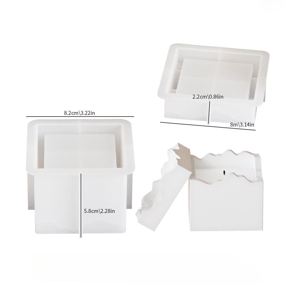 Dropping Resin Mold, Square, Circular, Irregular, Splicing Storage Can Mold, Aromatherapy Gypsum Mold, Candle Cup, Silicone Mold
