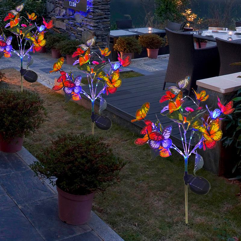 Solar Lotus Sunflower Garden Light for Outdoor Decoration