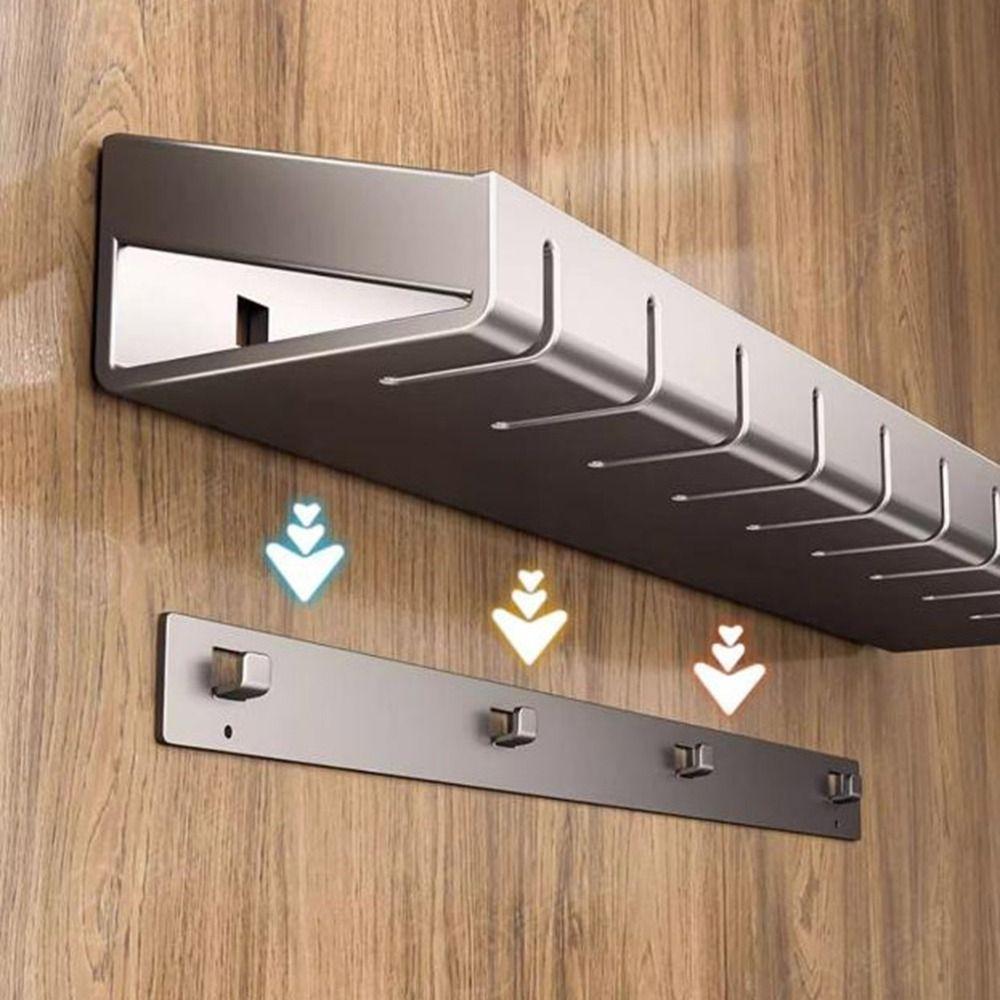 Wall Mounted Spice Storage Rack Non-Punching Condiment Rack  Bathroom