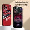 Sup-raes Cool Mk Design Ins Phone Case For iPhone 16 16e 15 14 13 12 11 Plus Mini Pro Max Soft Black Shockproof Cover