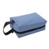 2Pcs Storage Bag Travel Cosmetic Bag Waterproof Canvas Toiletry Pouch for Make Up Skin Care ProductBlue