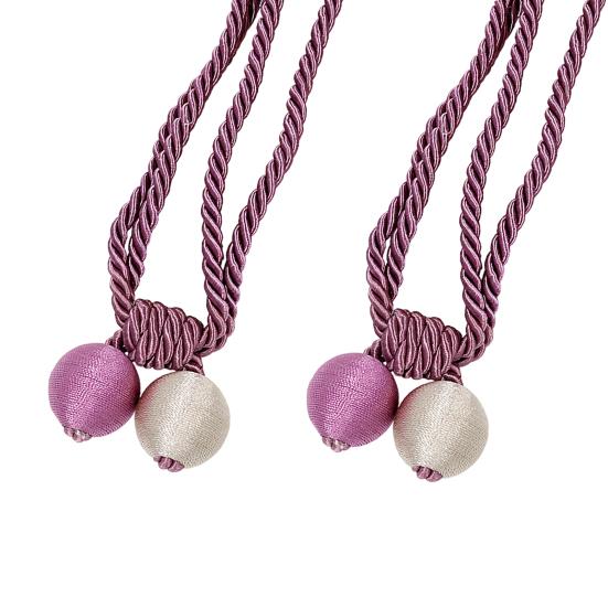 2 Pezzi Corda per Tende, Decorativa Annodatura Fatta a Mano, Cordini per Tenere Aperte le Tende per Soggiorno Camera da Letto Finestra Tende Trasparenti