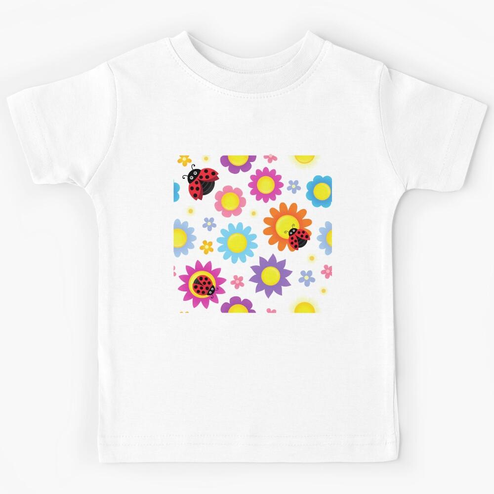 ladybug, ladybug pattern, ladybug landscapes Kids T-Shirt 170