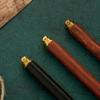 Professional 3 Colors Wooden Pencil Portable Eternal  Pencil Vintage Brass Wooden Pencil  Kids