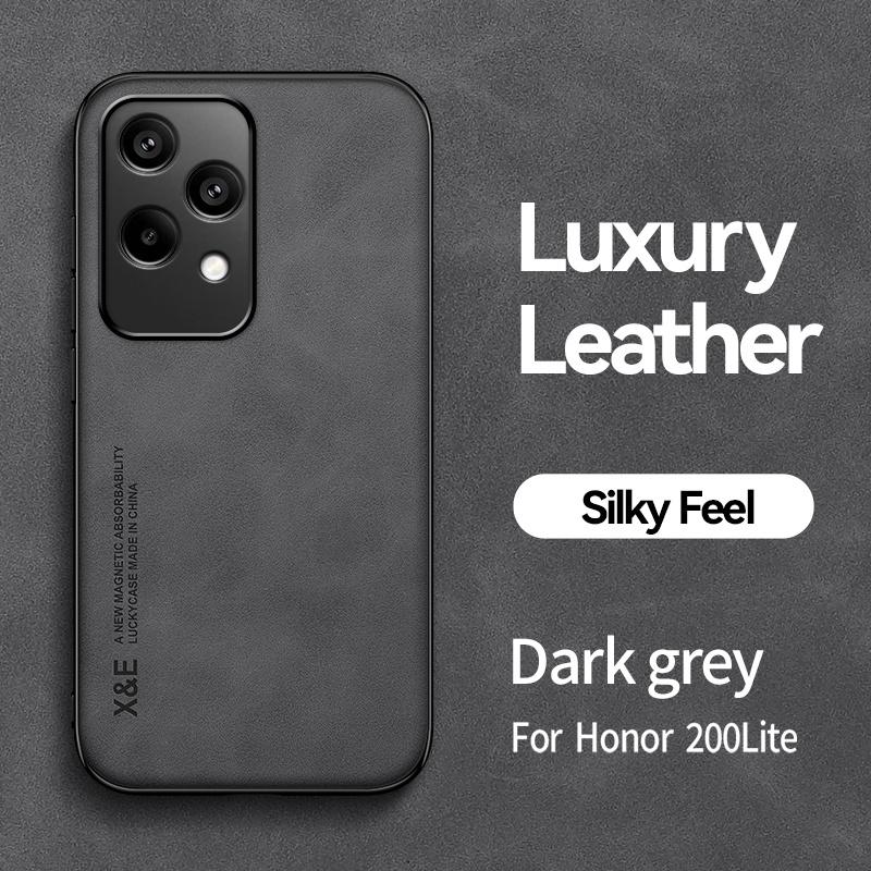 For Honor 200 Lite 200Lite Light 5G Case Luxury Magnetic Leather Soft Cases for Honar Honer Honor200lite 5G LLY-NX1 6.7" Cover