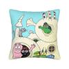 Kawaii Barbapapa Cartoon Pillowcase Stuff Soft Cushion Cover Decorations  Throw Pillow Case Cover Chair Multi Size