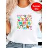 Europäische Größe Ermutige dich selbst, Akzeptiere Fehler, T-Shirt mit Rundhalsausschnitt und Kurzen Ärmeln, Lässiges Oberteil für Frühling und Sommer, Damenbekleidung in Übergrößen