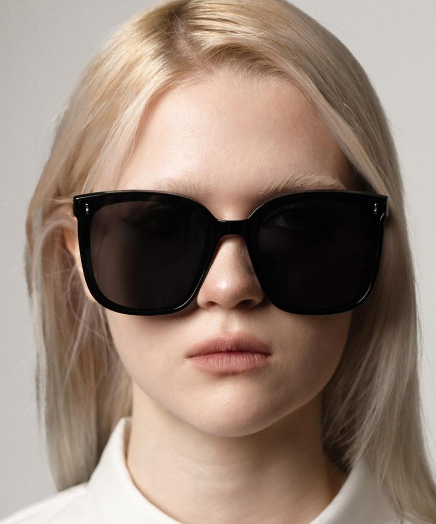 Hangeul Daily Oversized Sunglasses Black