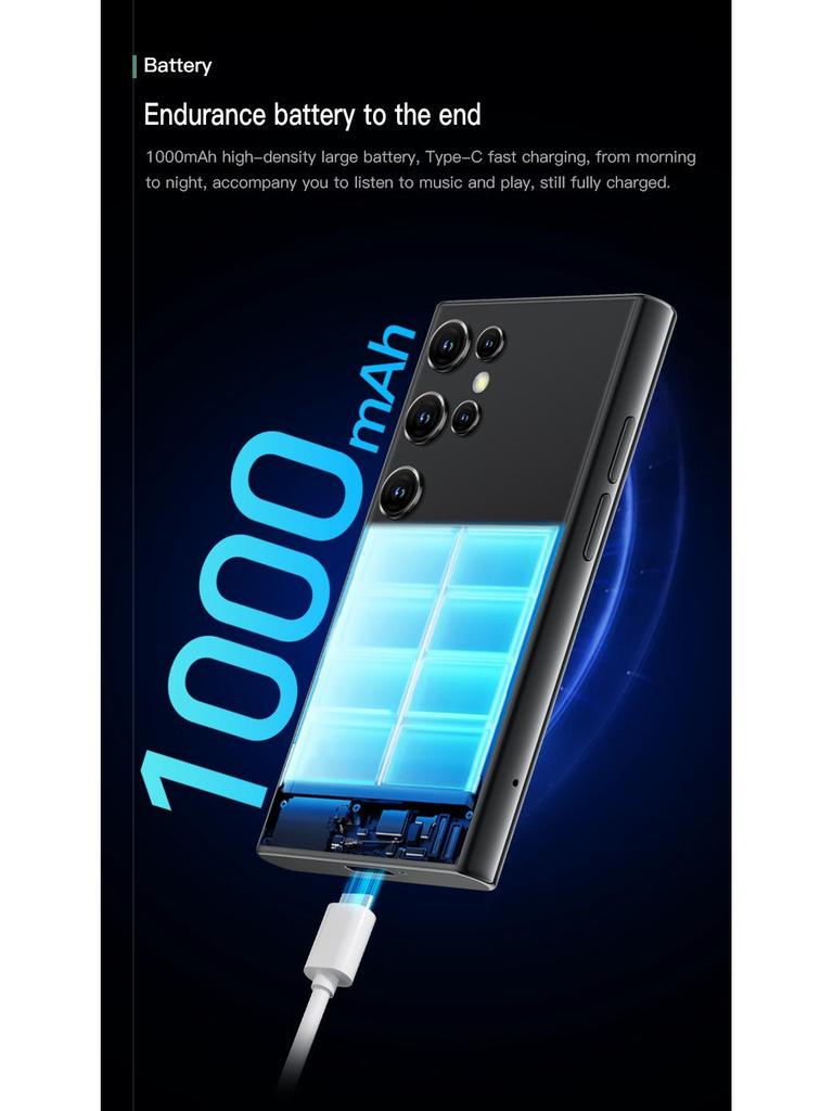 S23PRO Mini Smartphone: 3.0" Screen, 3G Network, Android with Google Play Store.