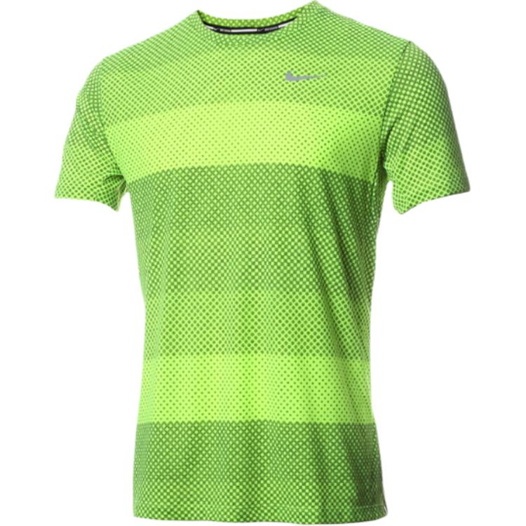 Nike Dri-Fit Cool Tailwind Stripe Crew Neck Breathable Fashion Sports Short Sleeve T-Shirt Men Tops 646796-702