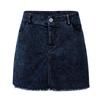 Women Fashion Summer Short Jeans Denim Female Pockets Wash Denim  Skirts
