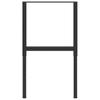 Adjustable Workbench Frame Set 2 pcs Metal 55 x (69 95.5) cm
