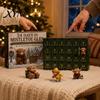Halloween Gift for Kids 24 Days Advent Calendar 2026, Mini Highland Cow/Horse/Dog Figures Christmas Countdown Party Supplies Calendar, 2D Acrylic