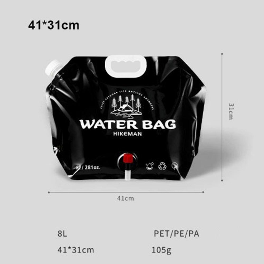 2.5L/8L Folding Water Bucket Bag Large Capacity Water Container  Outdoor Hiking Accessories