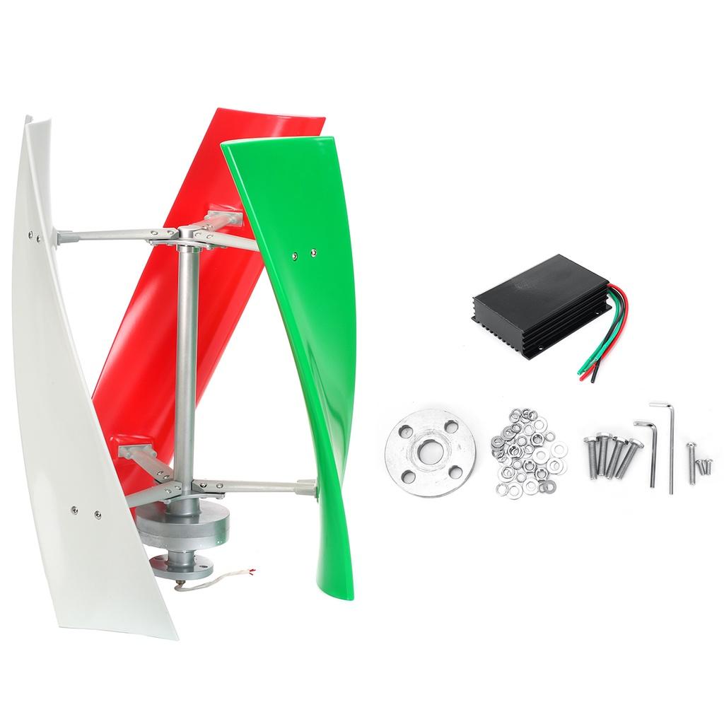 400W/600W/800W 12V/24V/48V Energy Windmill Lantern Vertical Axis Permanent Maglev Wind Turbine Generator with MPPT Controller