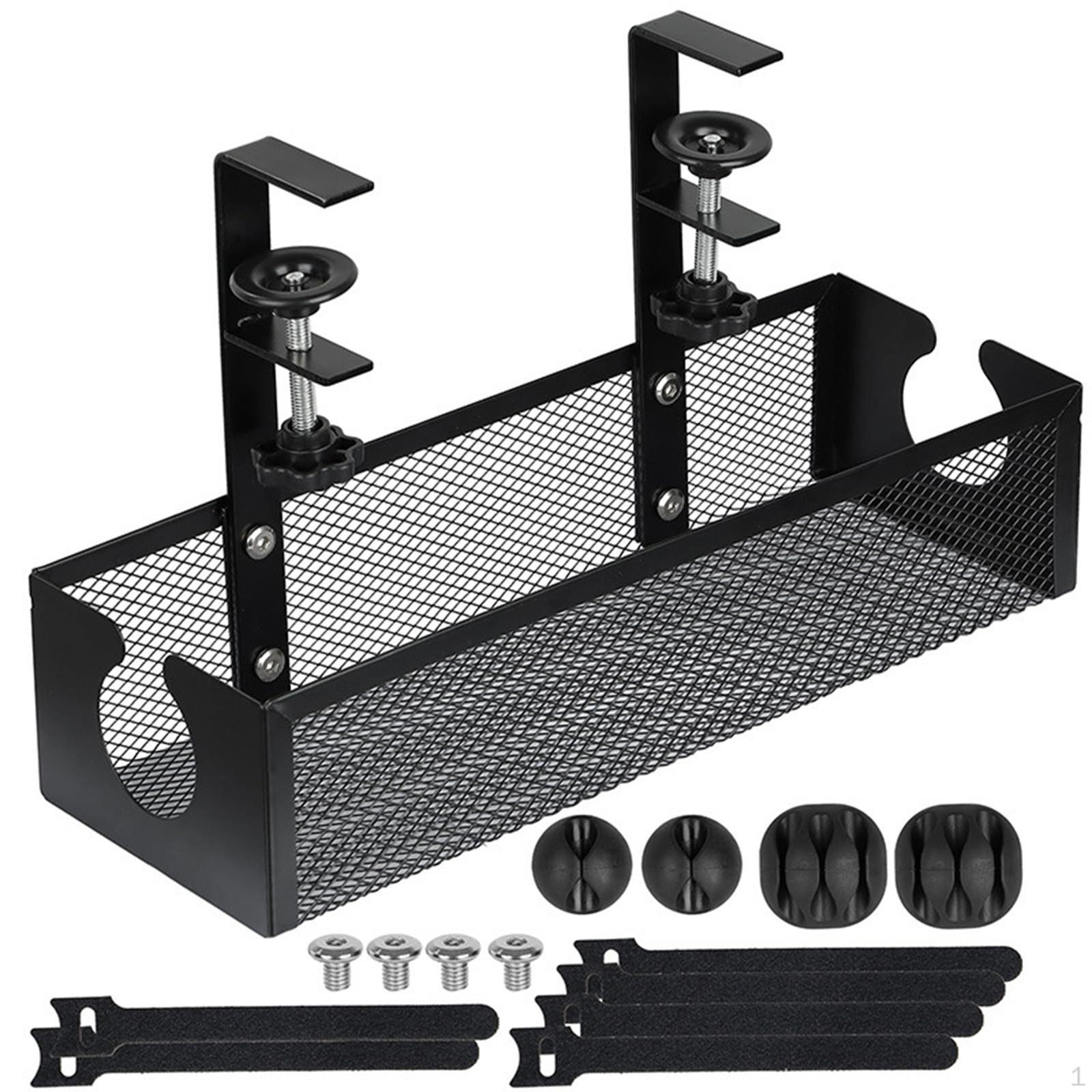 

Органайзер для проводов под стол, лоток для прокладки кабелей, сверхпрочный, не повреждающий, с зажимом для